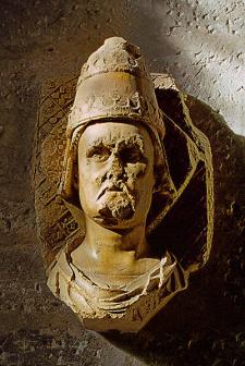 Kliment VII., torzo náhrobku, konec 14. století, Musée de Petit palais, Avignon